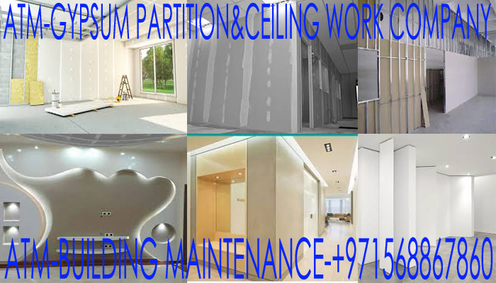 Low Cost Gypsum Partition Ceiling Works In Umm Al Quwain Dubai