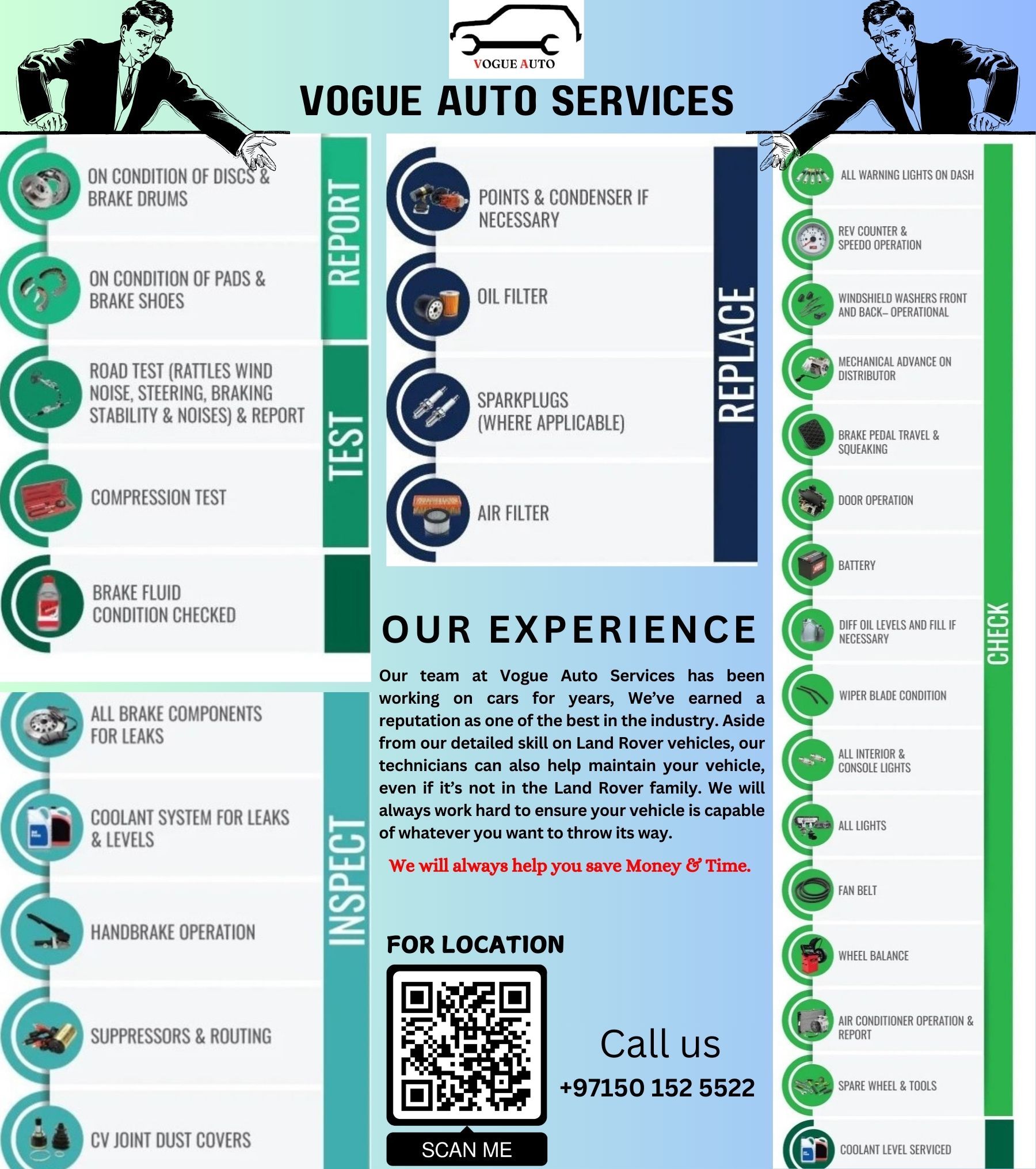 Range Rover And German Cars Service Center In Dubai