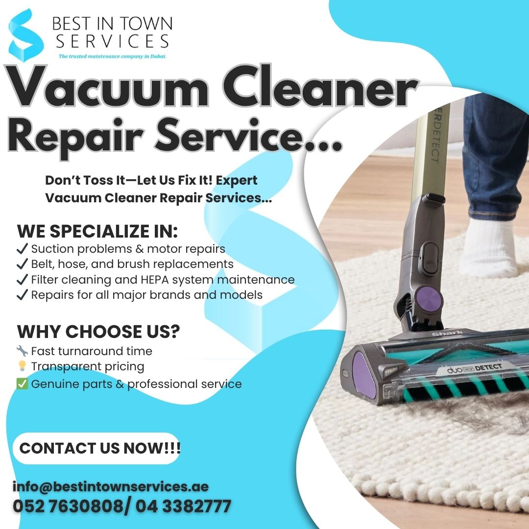 Vacuum Cleaner Repair Services in Dubai