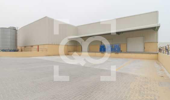 Warehouse With Racks For Storage And Logistics In Jafza