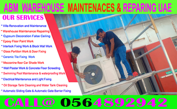 Warehouse Maintenance Repairing In Ajman Dubai Sharjah Uae