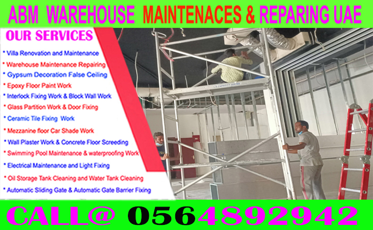 Warehouse Maintenance Repairing In Ajman Dubai Sharjah Uae