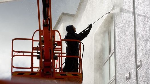 Outer Glass Cleaning By Rope Access In All Over Uae