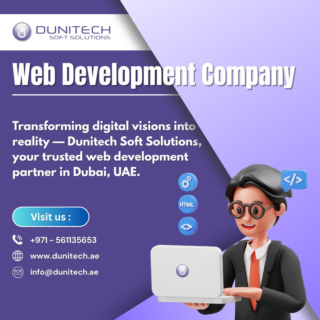 Custom Website Solutions By Dunitech Trusted Developers In Uae
