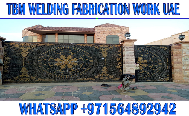 Aluminum Main Gate Fixing Contractor In Ajman , Dubai, Sharjah