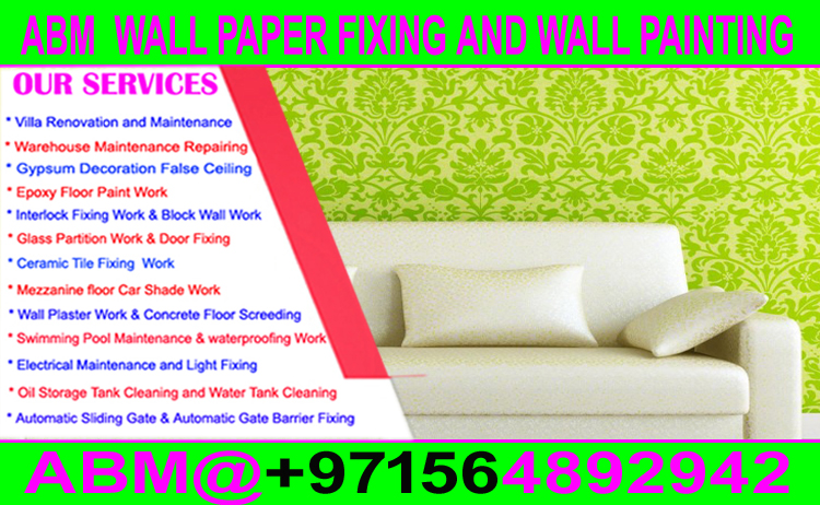 Wallpaper Covering In Dubai Ajman Sharjah Uae