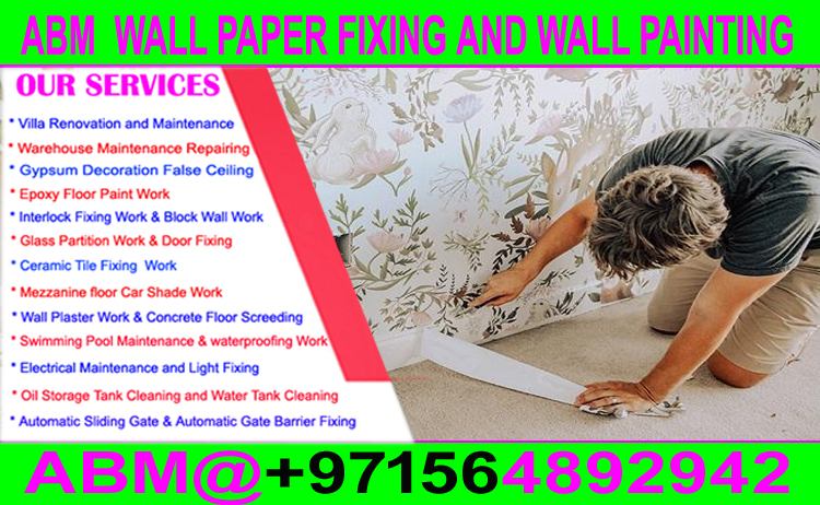 Wallpaper Covering In Dubai Ajman Sharjah Uae