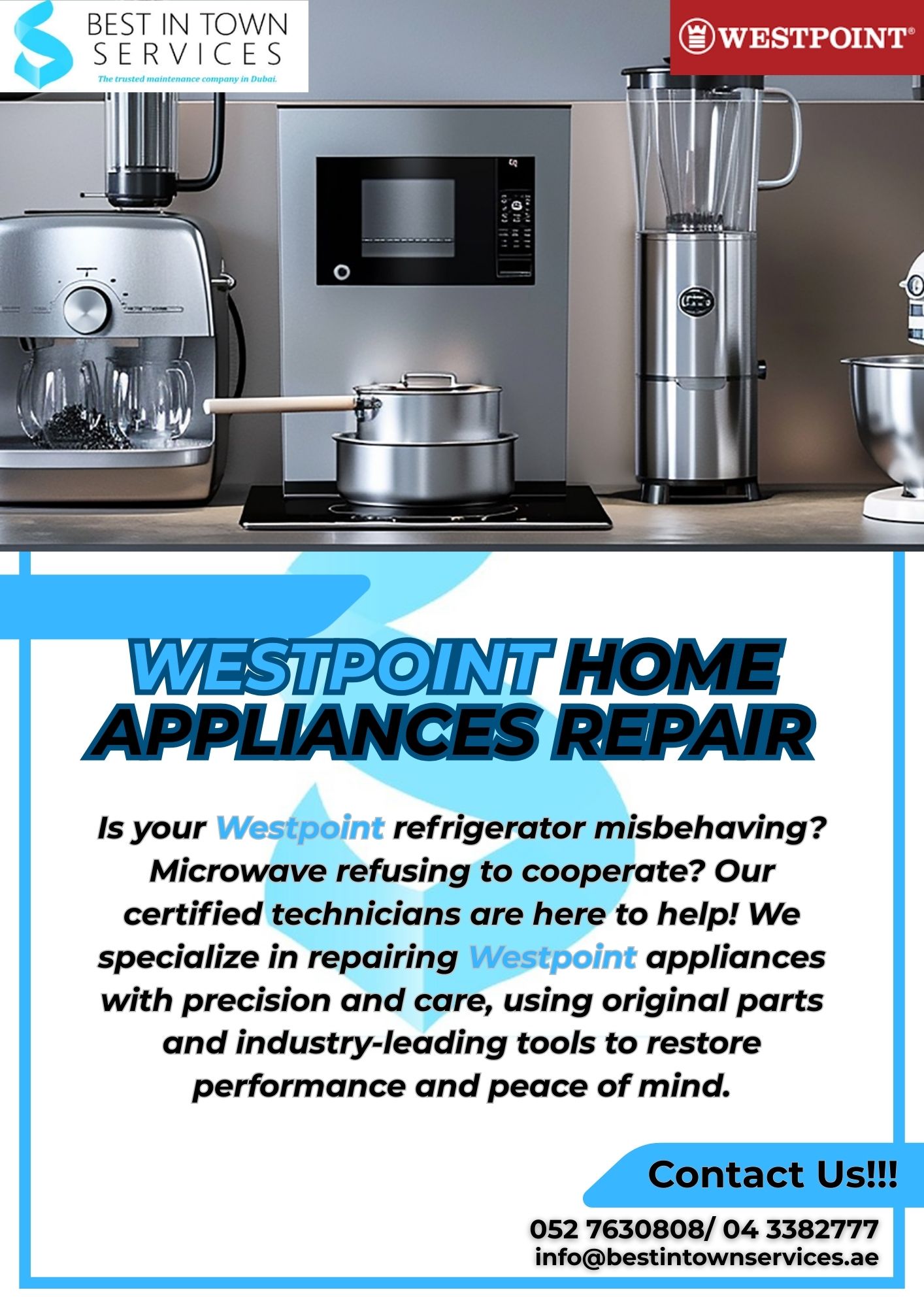 Westpoint Home Appliances Repair Services in Dubai
