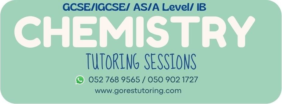 Gcse Chemistry Triple Science Tutor Dubai