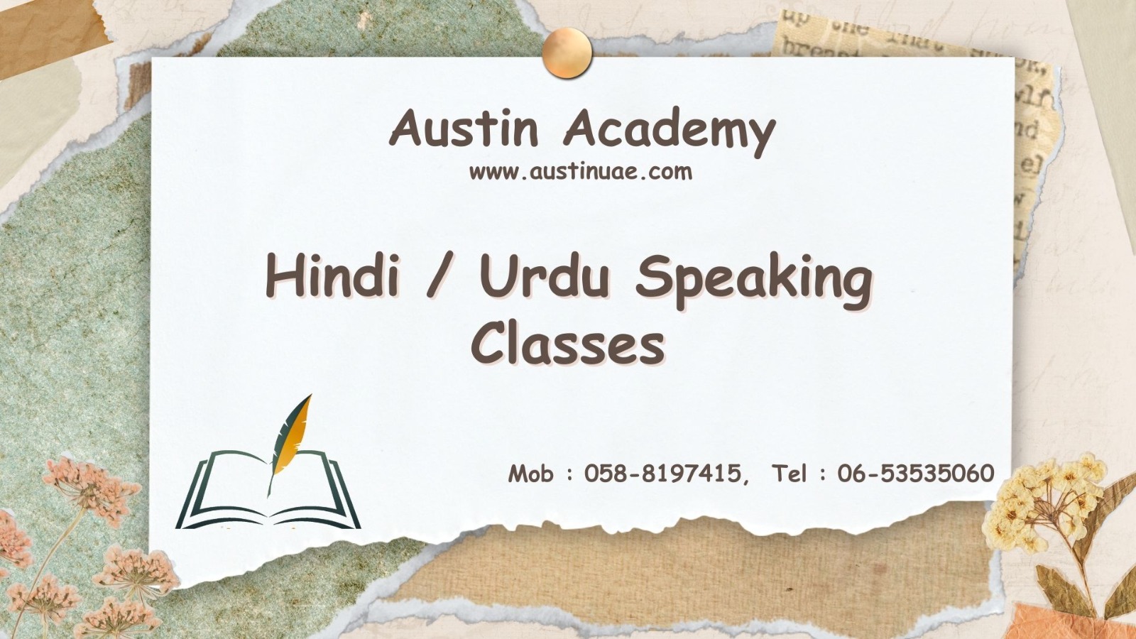 Hindi Urdu Classes In Sharjah With Great Offer 0588197415
