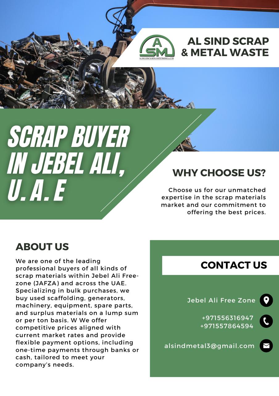 Scrap Buyer In Jabel Ali Uae