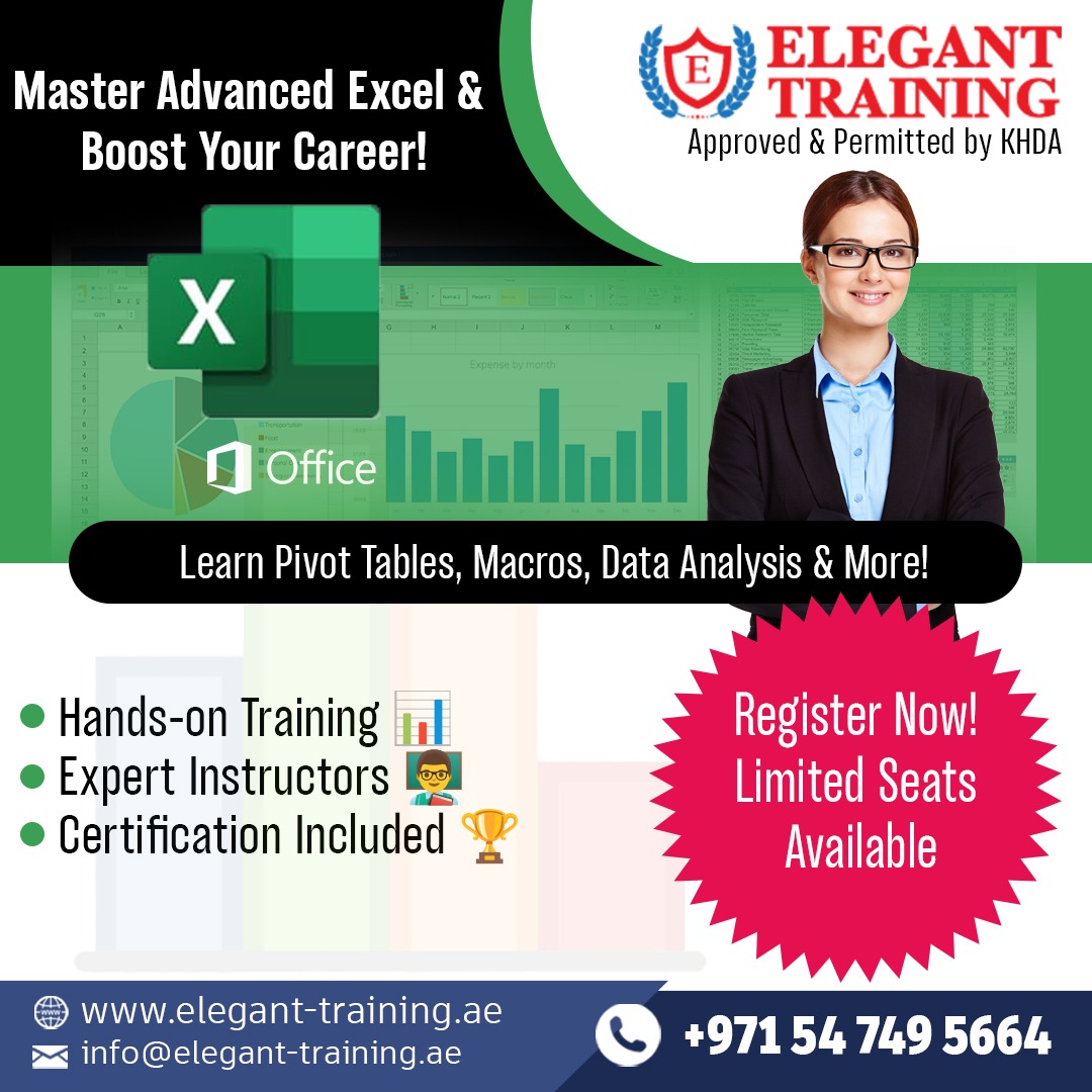 Microsoft Advance Excel Training in Dubai