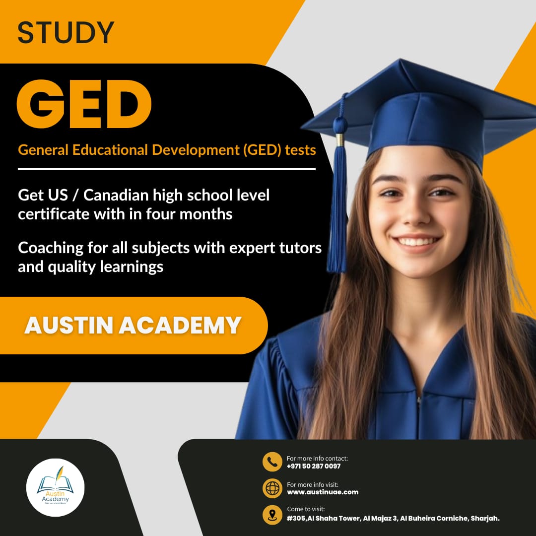 Ged Classes In Sharjah With Best Offer 0502870097