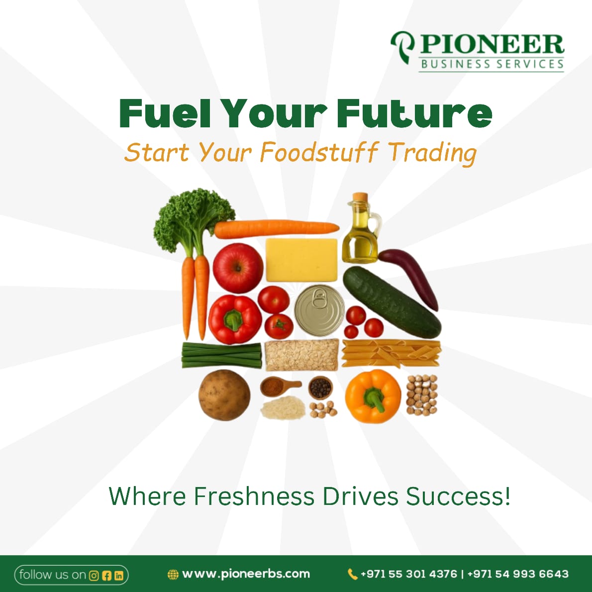 Fuel Your Future, Start Your Foodstuff Trading