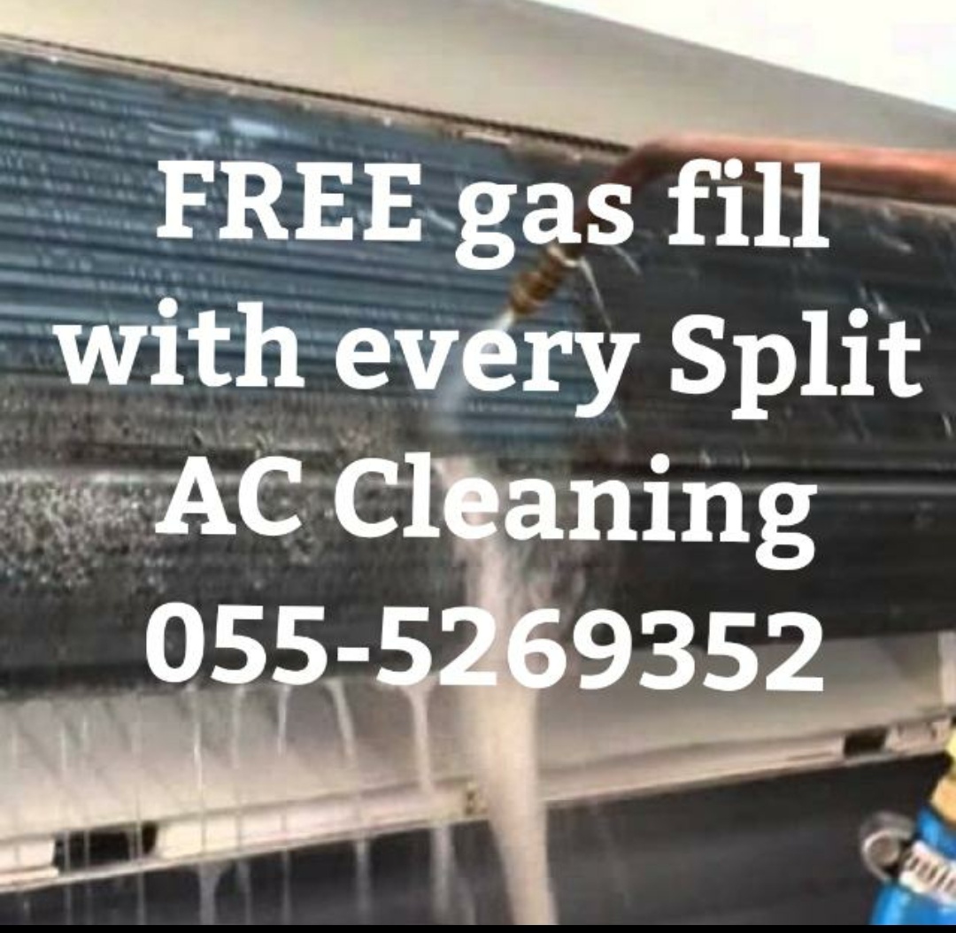 Ac Repair Sharjah 055 5269352 Ajman Split Maintenance Clean Fcu Dubai Ducting Gas Handyman