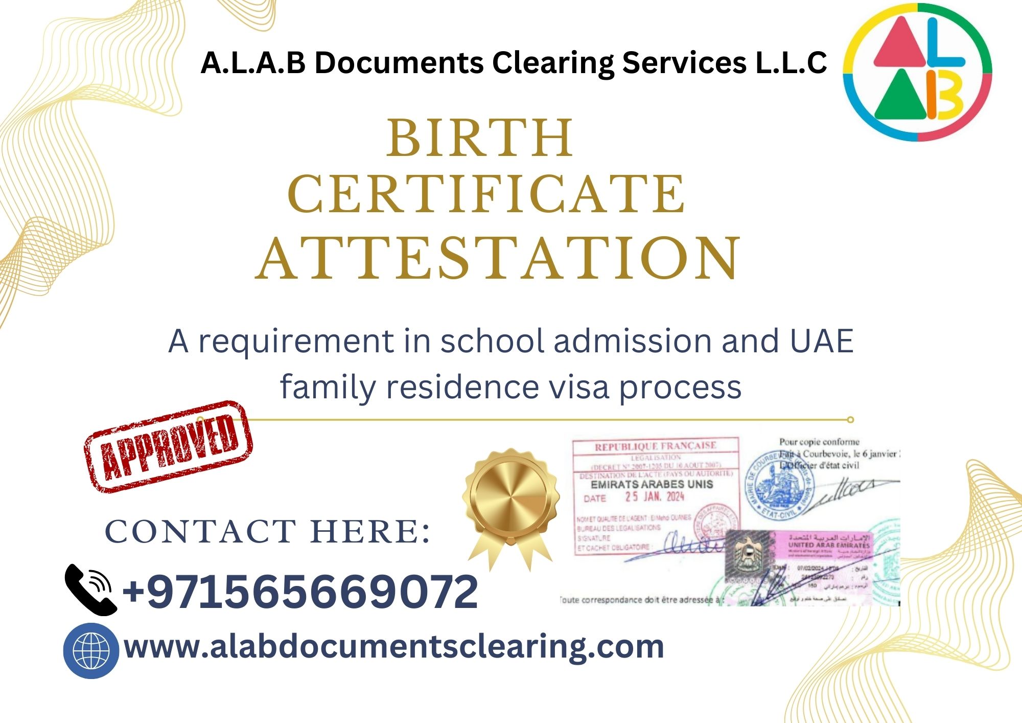 Birth Certificate Attestation Servicce in Dubai