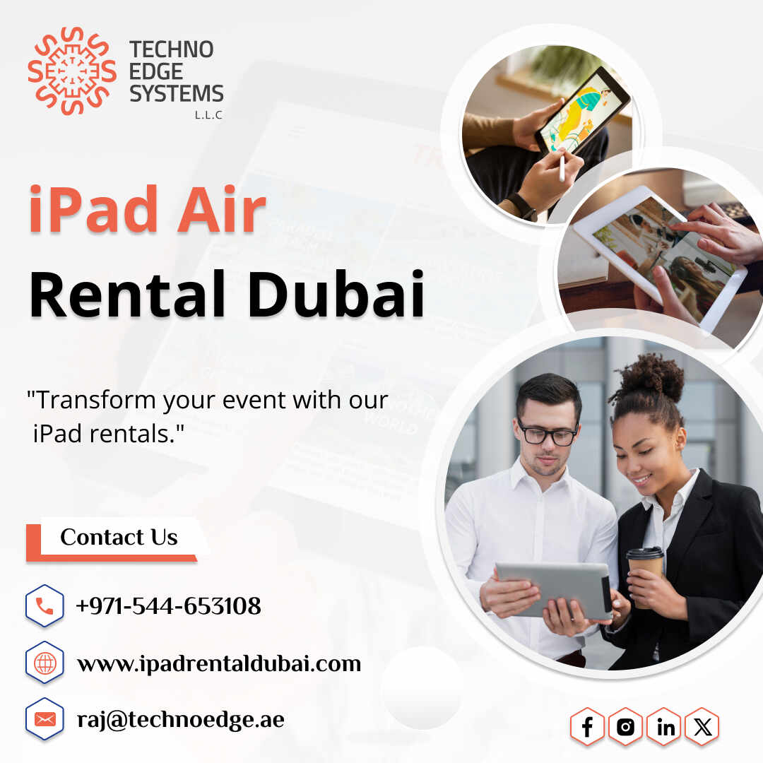 Can I Get An Ipad Air Rental In Dubai With Accessories