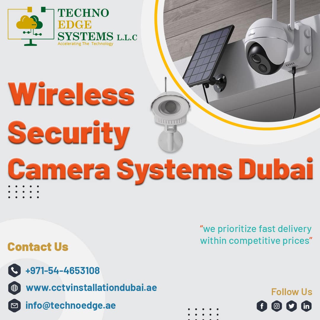 Wireless Security Camera Setup In Dubai